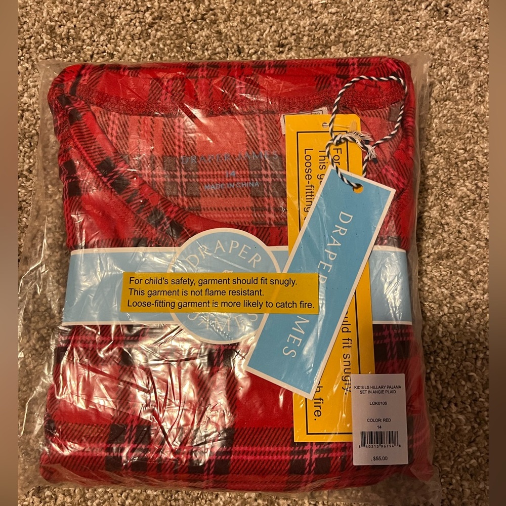 Draper James Hillary pajamas in Angie plaid